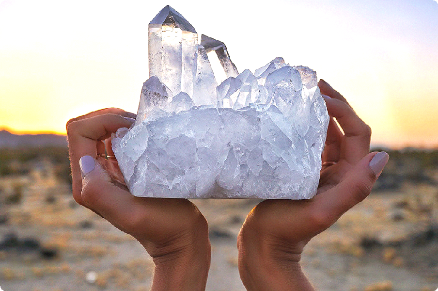 Maintenir des intentions claires comme le cristal avec le quartz clair