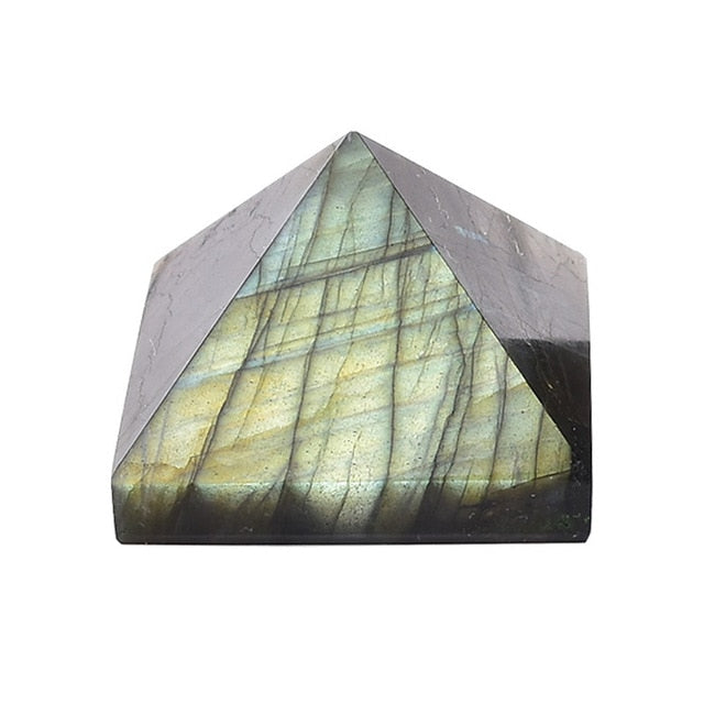 Pyramide Reiki en Labradorite "Protection & Développement"
